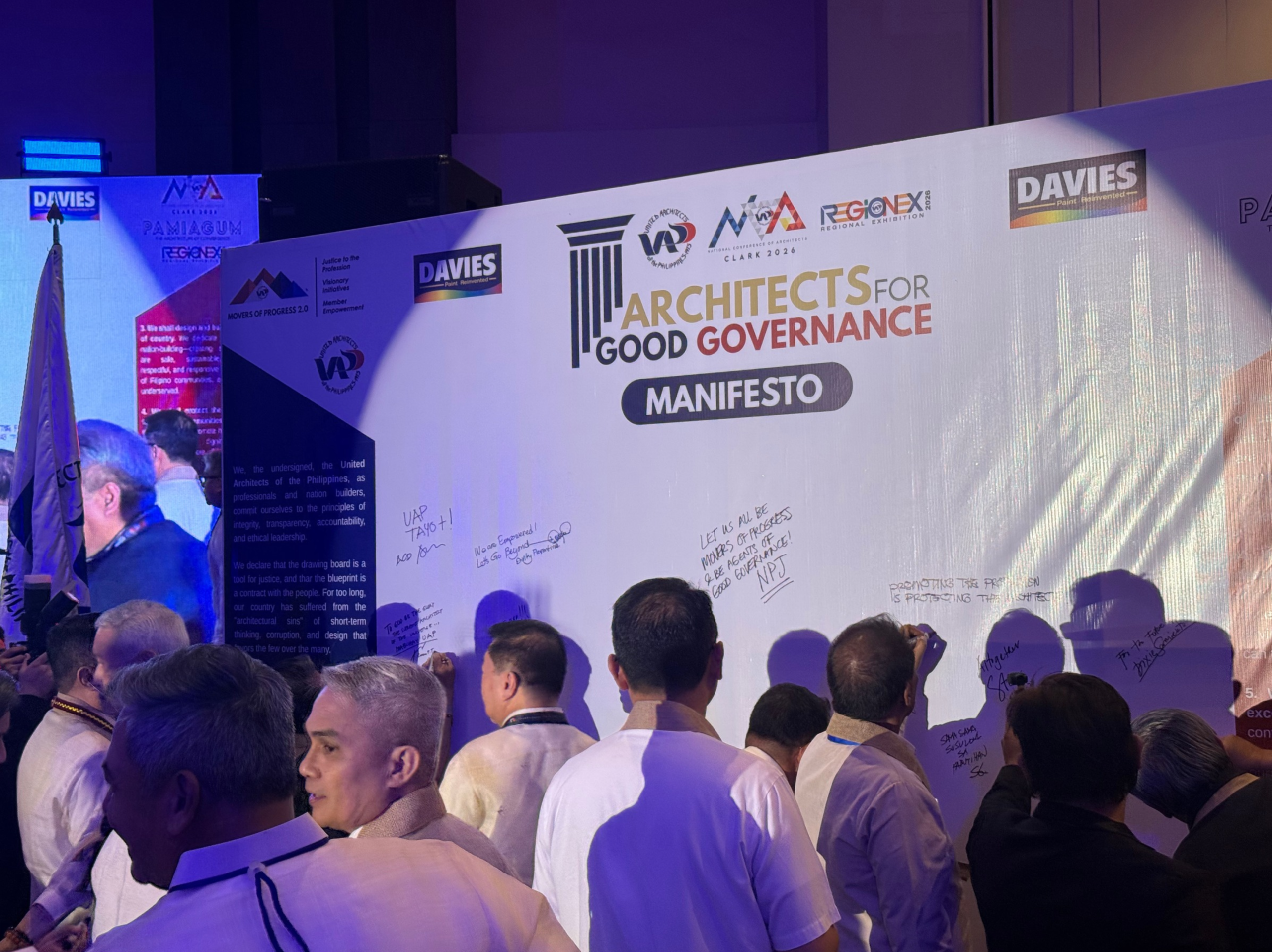 OTEC event coverage at UAP PAMIAGUM 2026 National Conference of Architects in Clark, Pampanga