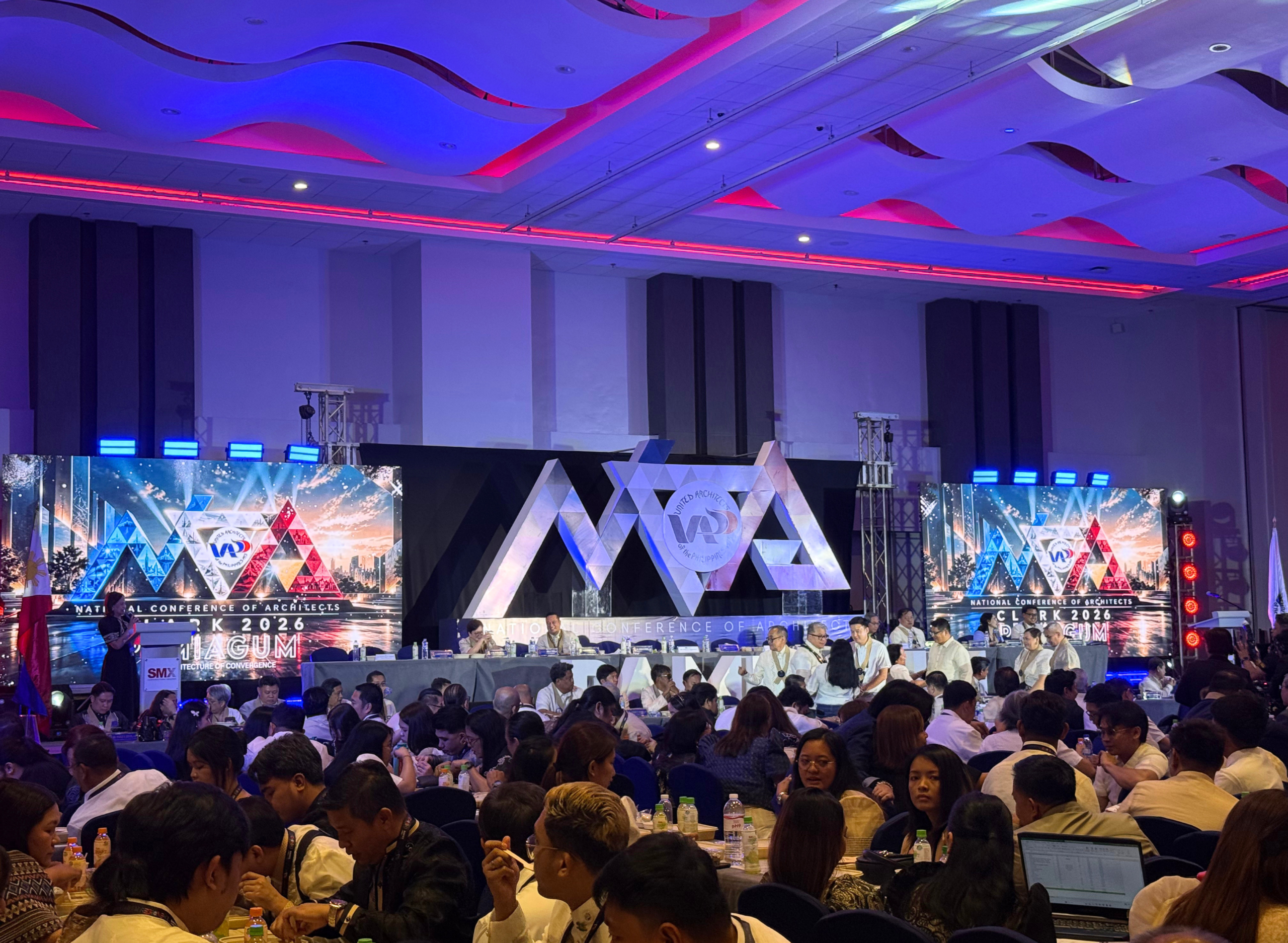 UAP PAMIAGUM 2026 National Conference of Architects in Clark, Pampanga featuring OTEC industry partnership